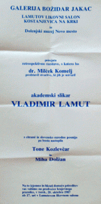 Vladimir Lamut, Retrospektivna razstava